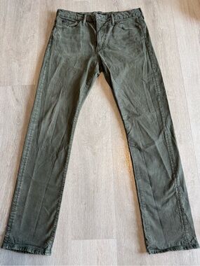 Polo Ralph Lauren Sullivan Slim Olive Green Jeans Men’s 36x36